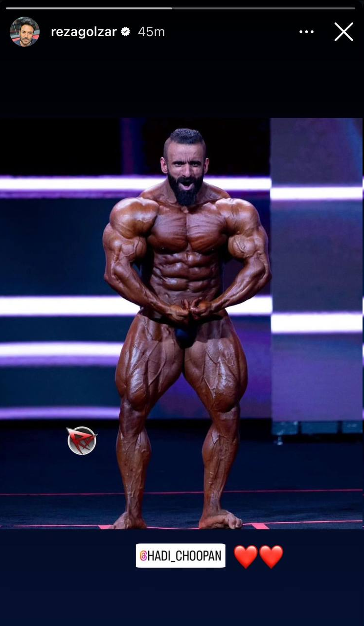 عکس/ حمایت تمام قد محمدرضا گلزار از گرگ ایرانی