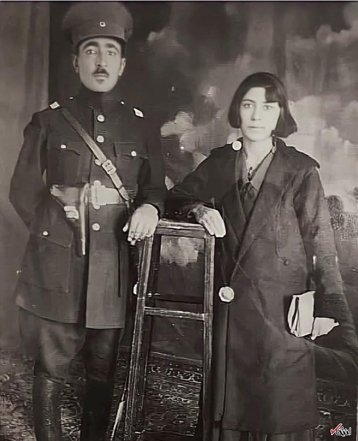 عکس/ دختر کوچک ستارخان به همراه همسرش محمدخان نجفی آغاج اوغلی