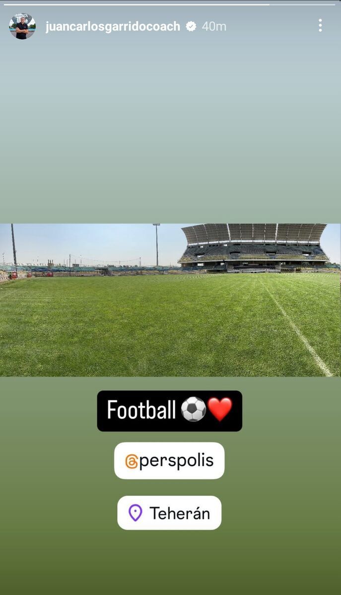 عکس/ اولین واکنش گاریدو پس از بازگشت به پرسپولیس