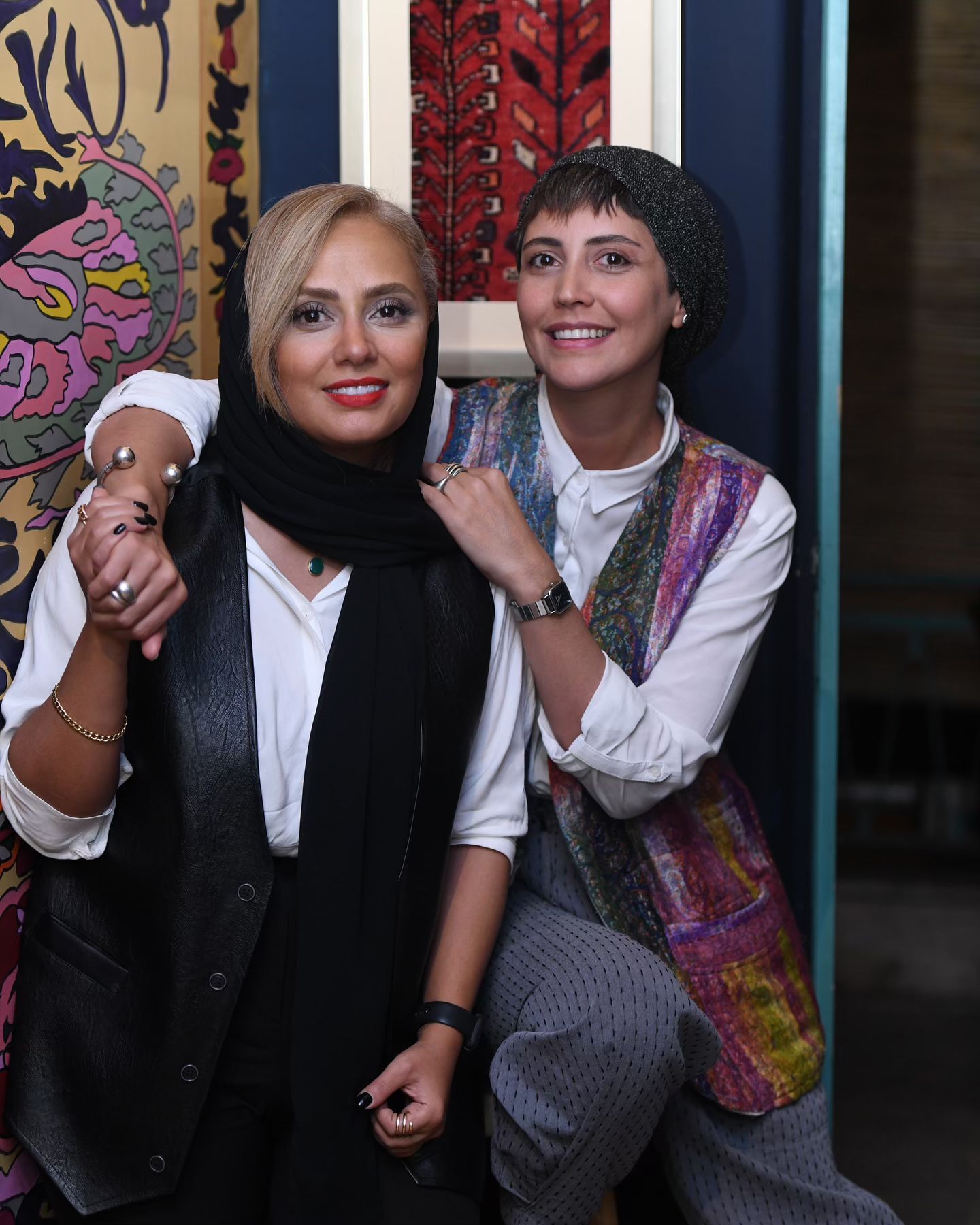 عکس/ دورهمی دوستانه شبنم قربانی و بازیگران سریال طوبی در یک کافه