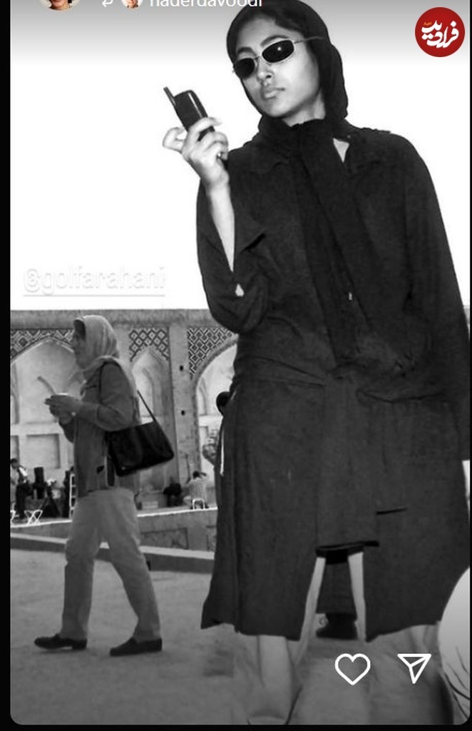 تصویری دیده نشده از «گلشیفته فراهانی» در ۲۳ سالگی