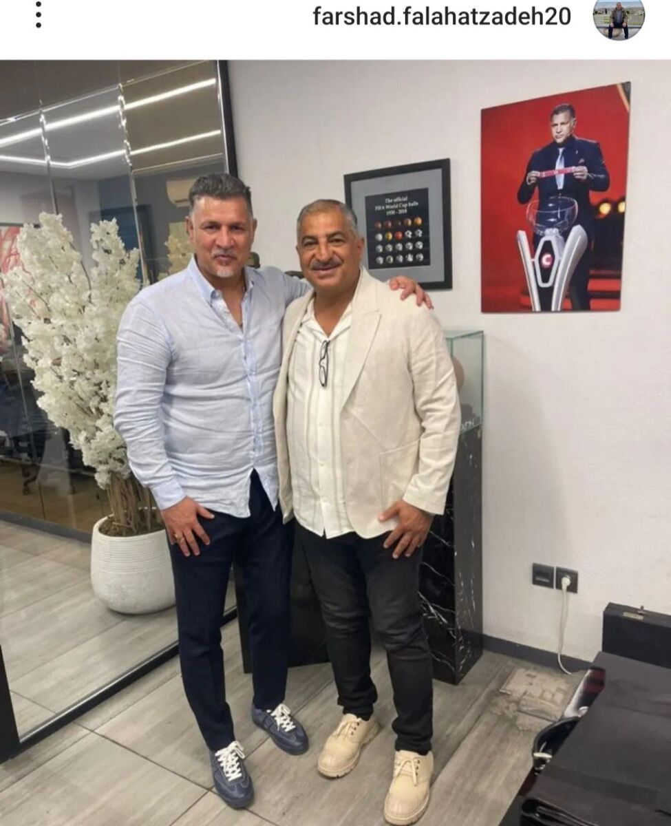 عکس/ خاطره بازی مدافع اسبق استقلال با علی دایی عکس/ خاطره بازی مدافع اسبق استقلال با علی دایی