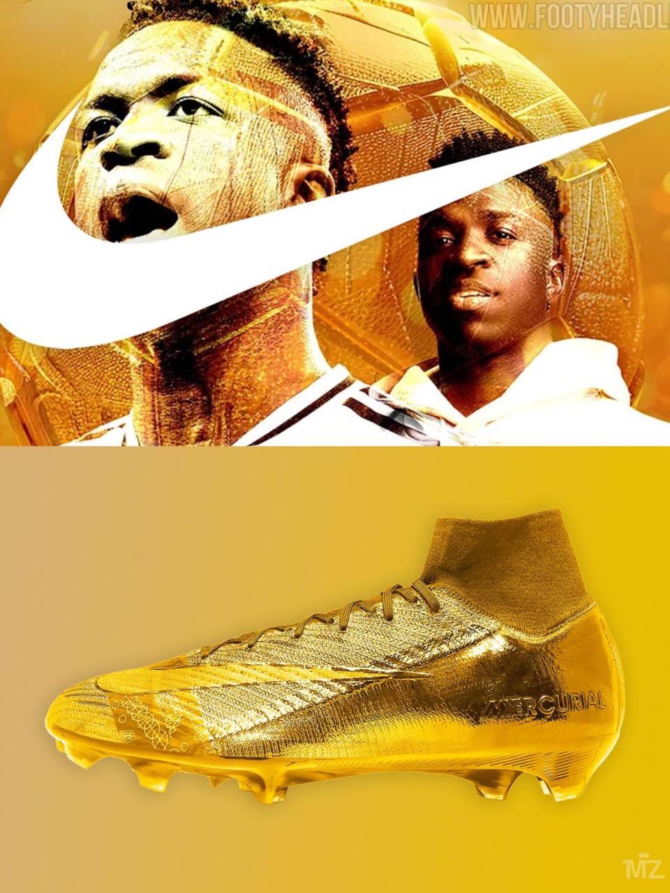 عکس/ تولید استوک نایک به مناسبت توپ طلای وینیسیوس جونیور