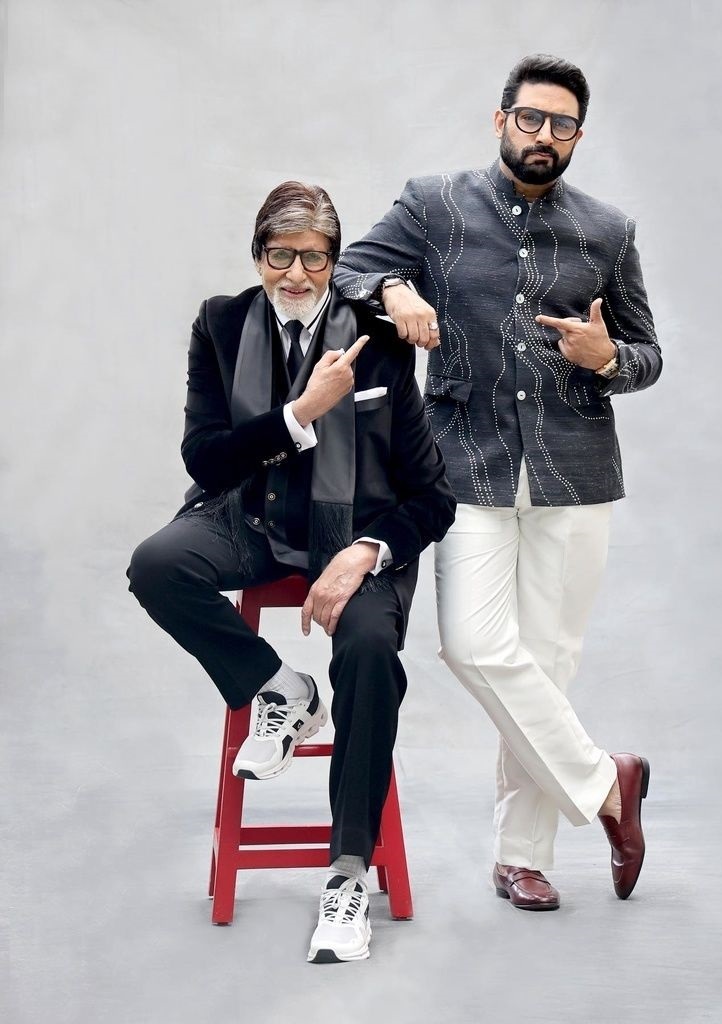 عکس/چهره «آبیشک» پسر مشهور آمیتا باچان در ۴۸ سالگی