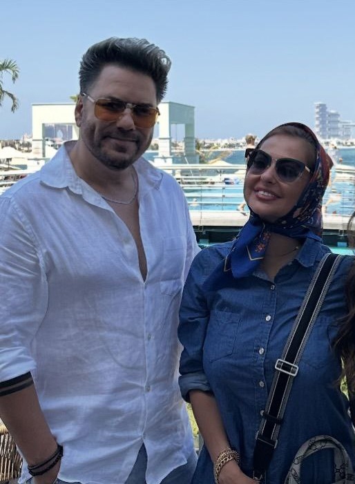 عکس/ دیدار دونفره نفیسه روشن در کنار شهاب تیام در آمریکا