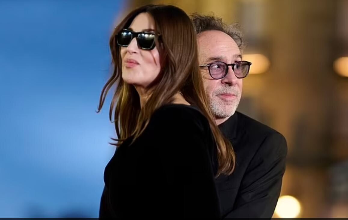 عکس/ مونیکا بلوچی و تیم برتون در جشنواره فیلم سن سباستین حضور یافتند