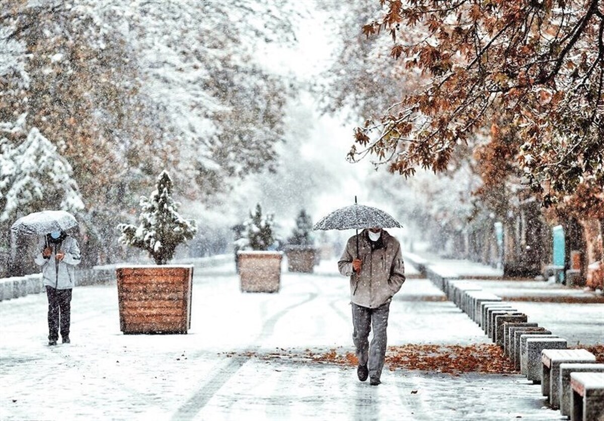 هواشناسی ۱۴۰۳/۷/۷؛ بارش باران و برف در ۱۸ استان