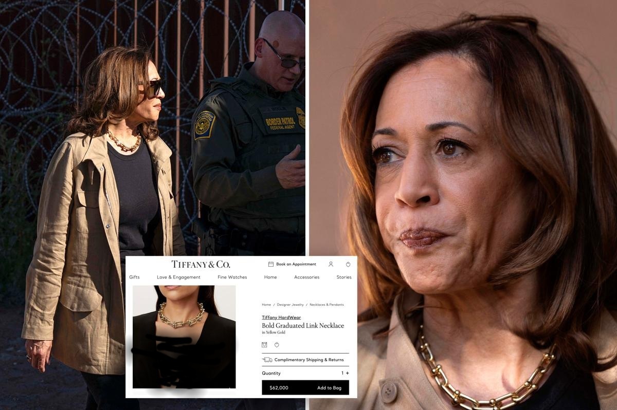 عکس/ گردنبند کامالا هریس خبرساز شد