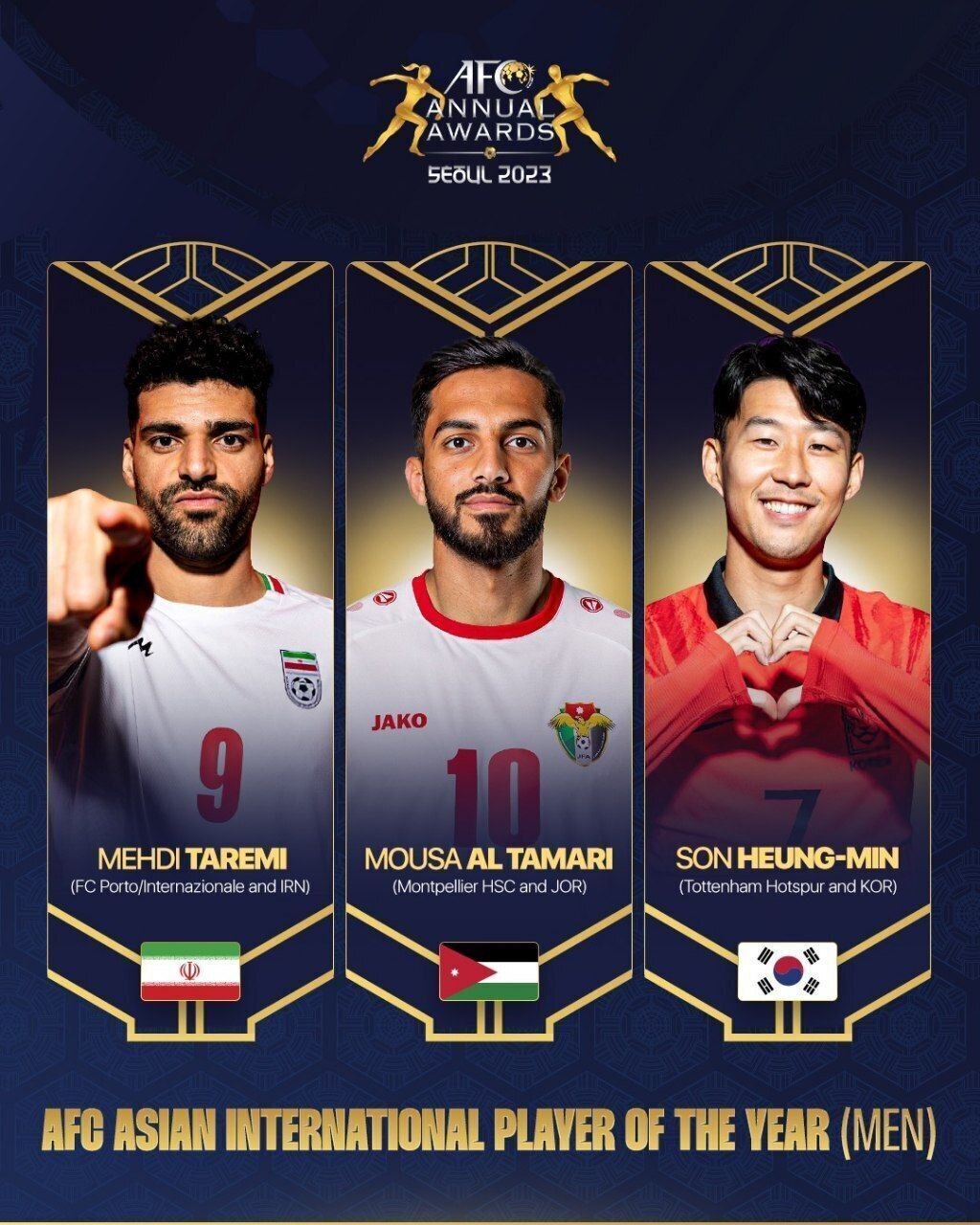 عکس/ پوستر Afc برای بهترین لژیونر‌های آسیایی