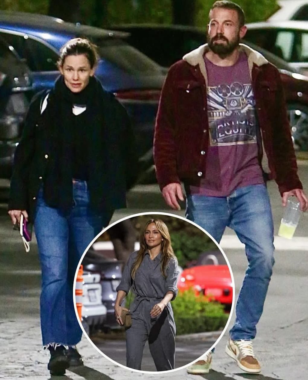 عکس/ ملاقات سه‌ نفره‌ بن افلک با جنیفر لوپز و جنیفر گارنر