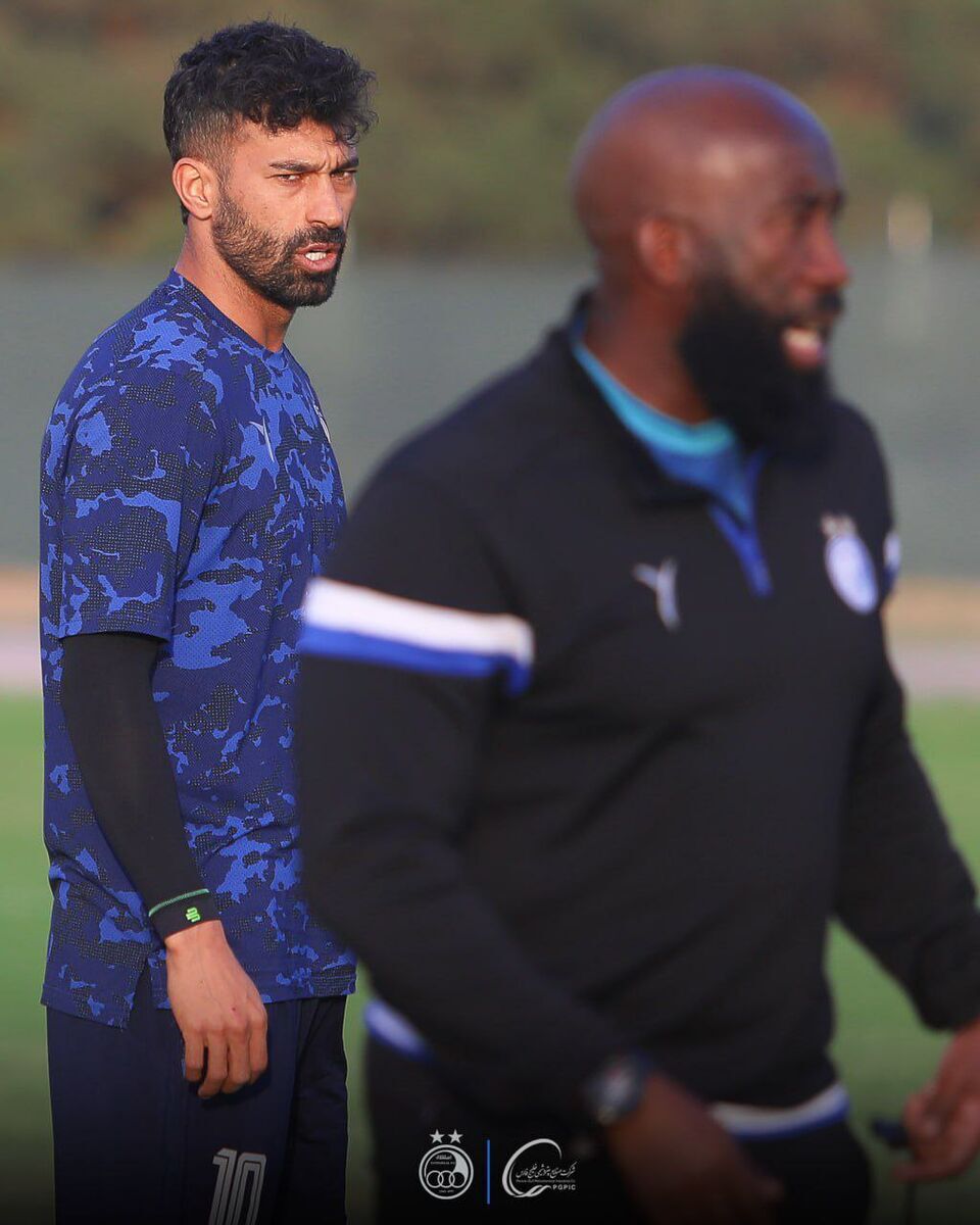 عکس/ آخرین تمرینات رامین، میلاد و سیلوا پیش از تقابل با تراکتور زیر نظر موسیمانه