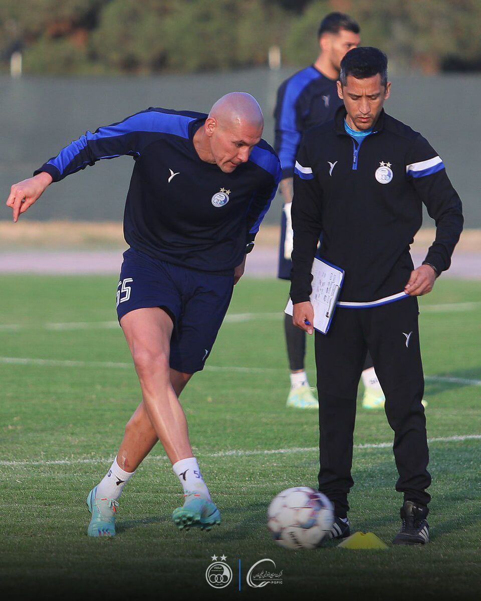 عکس/ آخرین تمرینات رامین، میلاد و سیلوا پیش از تقابل با تراکتور زیر نظر موسیمانه