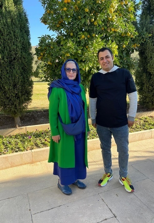 تصاویری از زهرا سعیدی در ۷۱ سالگی