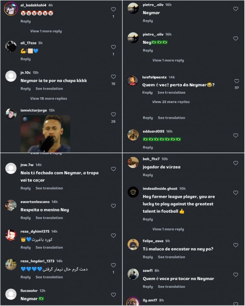 حمله هواداران نیمار به پیج شخصی بازیکنان استقلال! حمله هواداران نیمار به پیج شخصی بازیکنان استقلال!