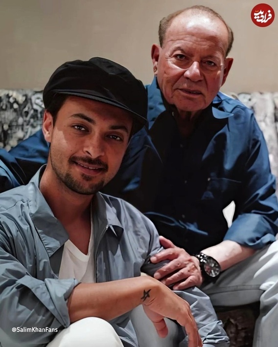 عکس/ چهره سلیم‌خان پدر سلمان‌خان در ۸۸ سالگی