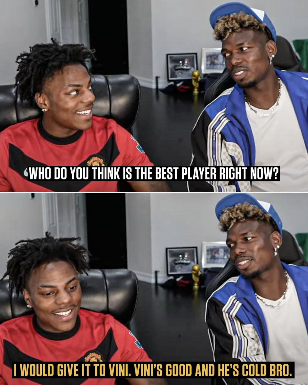 عکس/ پل پوگبا بهترین بازیکن حال حاضر جهان را معرفی کرد