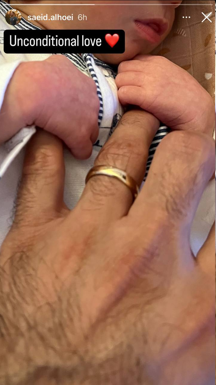 عکس/ سعید الهویی دستیار قلعه نویی پدر شد