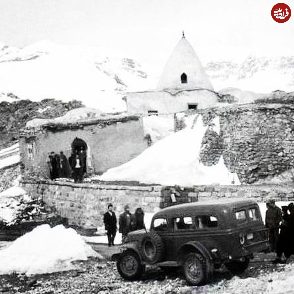 عکس/ جاده هراز، گردنه امامزاده هاشم سال ۱۳۴۲