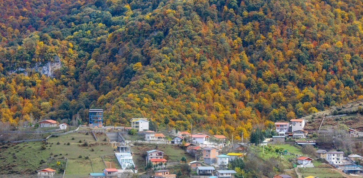 تصاویر/ پائیز منطقه کوهستانی فریم صحرا در مازندران