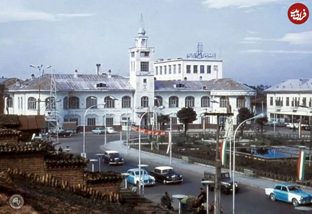 عکس/ میدان شهرداری رشت در سال ۱۳۴۷