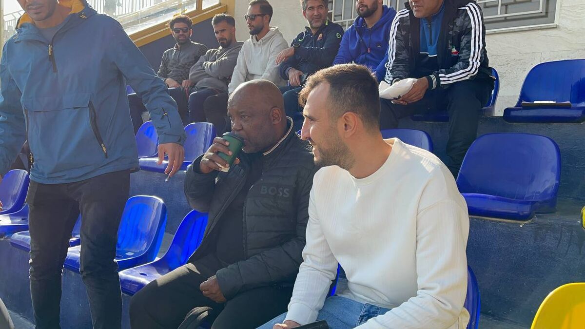 عکس/ موسیمانه تماشاگر ویژه بازی امیدهای استقلال در روز تعطیلی تمرین!