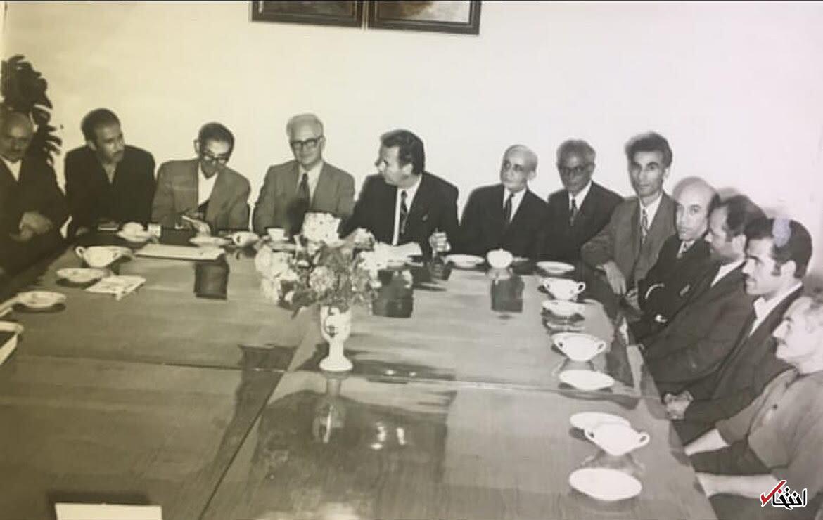 عکس/ انجمن ادبی تبریز؛ حضور استاد شهریار تا یحیی شیدا در سال ۱۳۴۲