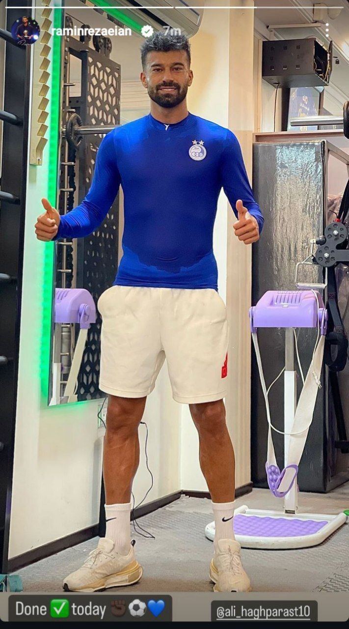 عکس/ رامین رضاییان آماده بازگشت عکس/ رامین رضاییان آماده بازگشت