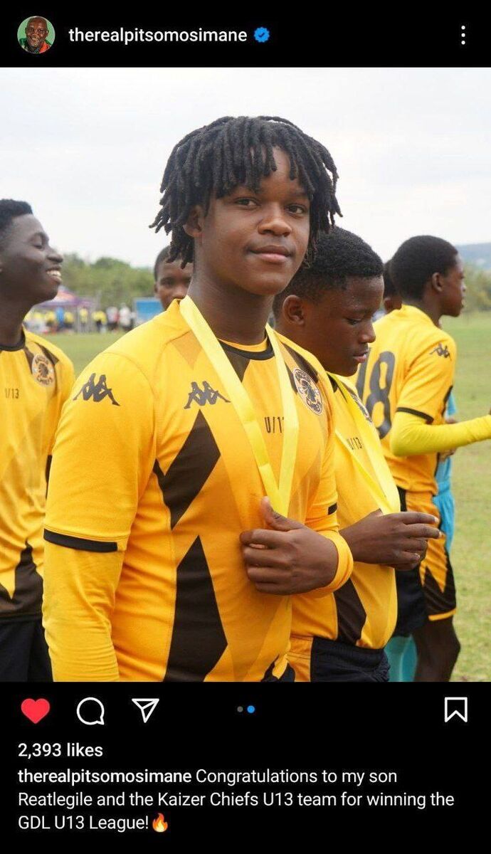 عکس/ تبریک موسیمانه به فرزندش برای قهرمانی در مسابقات لیگ