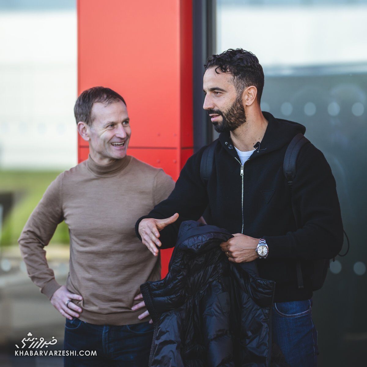 عکس/ سرمربی جدید شیاطین سرخ وارد منچستر شد