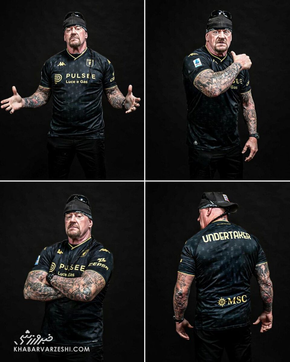 عکس/ رونمایی از لباس تیم ایتالیایی با حضور آندرتیکر عکس/ رونمایی از لباس تیم ایتالیایی با حضور آندرتیکر