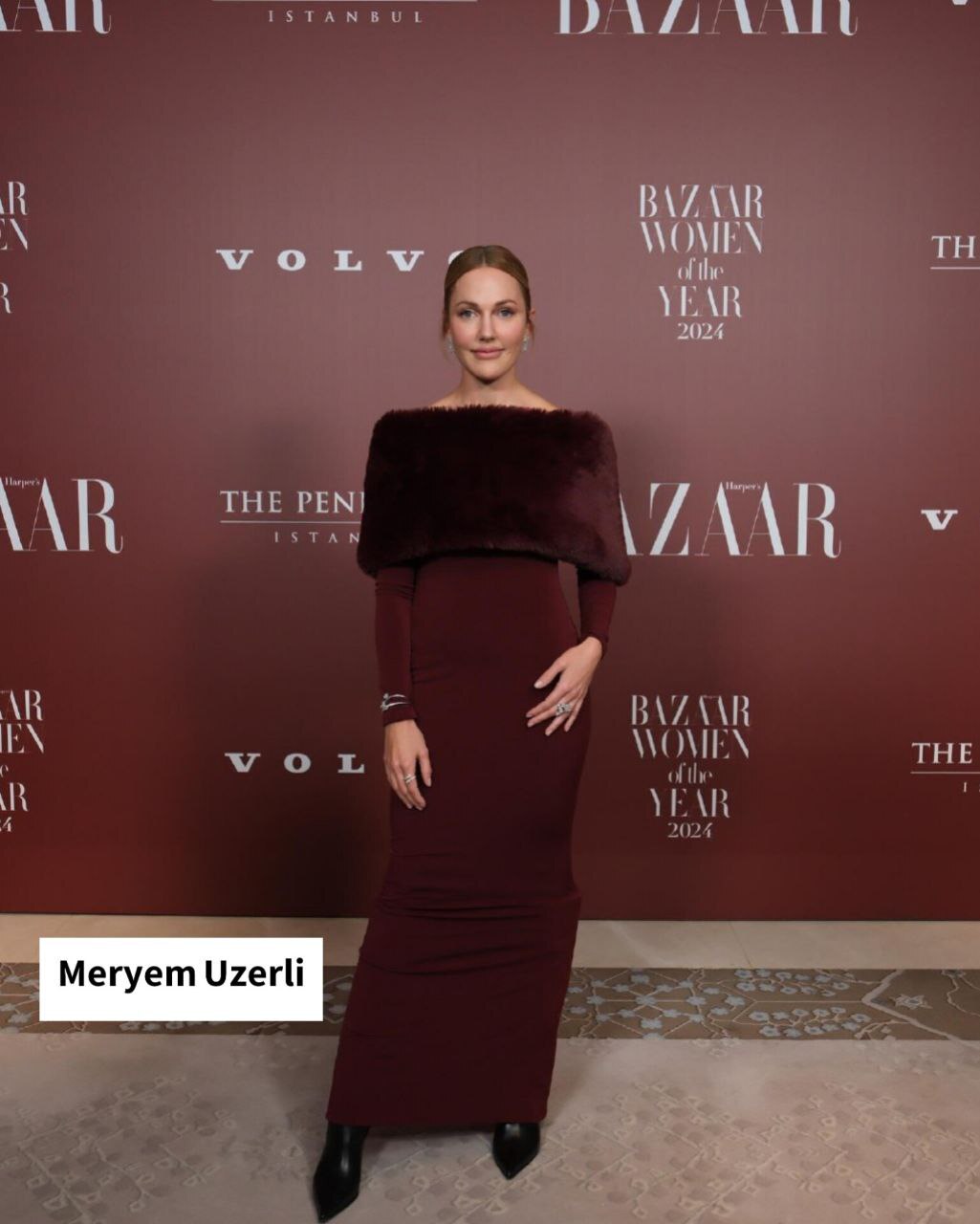 عکس/ خرم‌سلطان؛ مریم اوزرلی در مراسم «زن سال ۲۰۲۴» مجله هارپرز