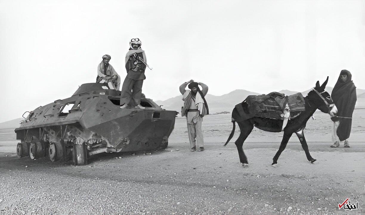 عکس/ تقابل الاغ و تانک روسی در افغانستان
