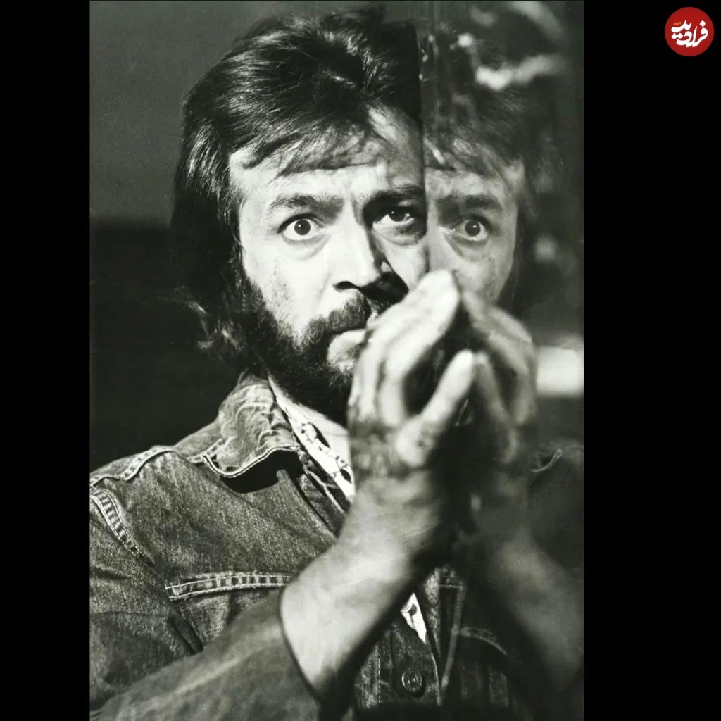 عکس/ ایرج قادری در نمایی از فیلم مرگ در باران؛ سال ۱۳۵۳