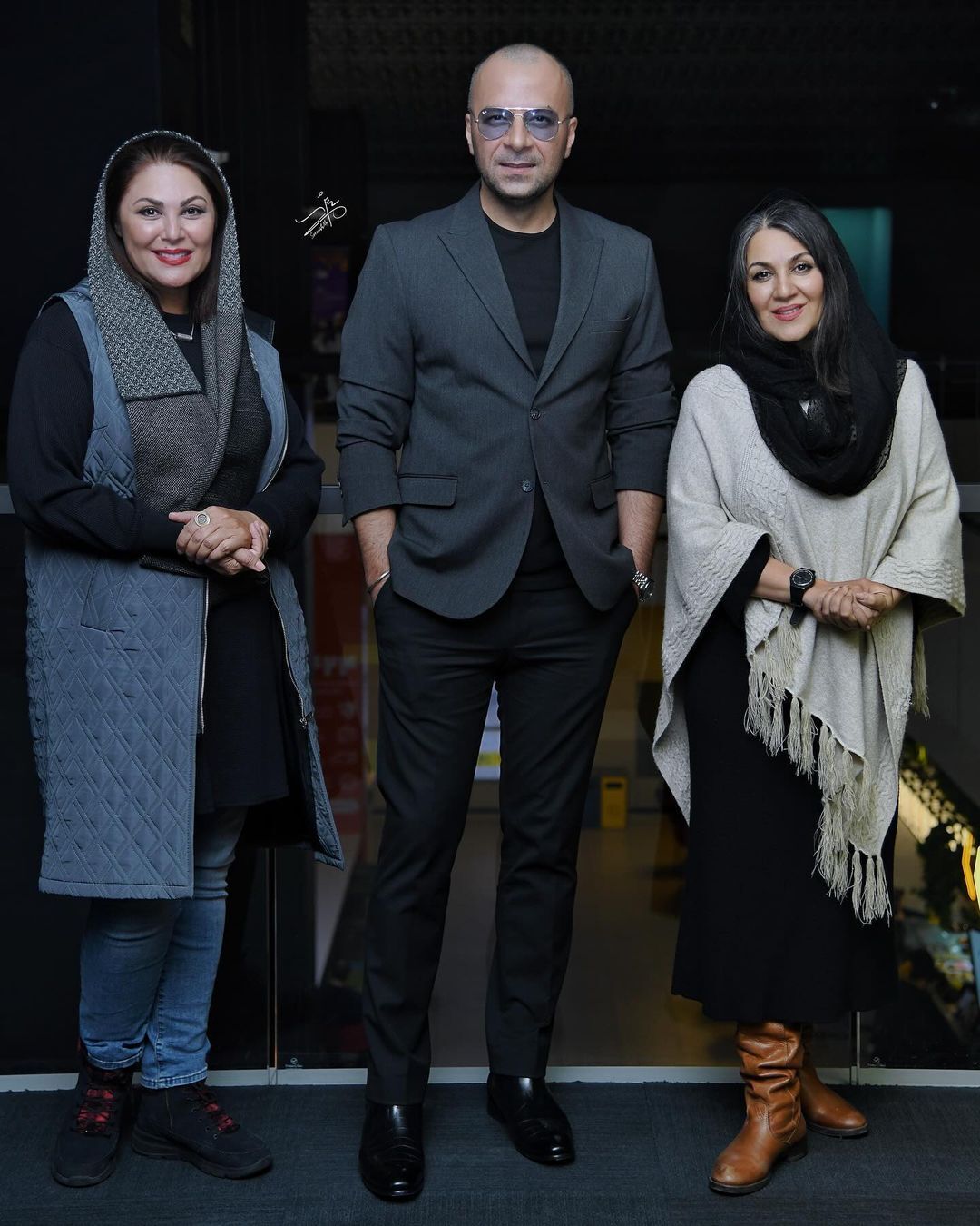 عکس/ خواهران مشهور سینمای ایران در اکران فیلم خورشید آن ماه