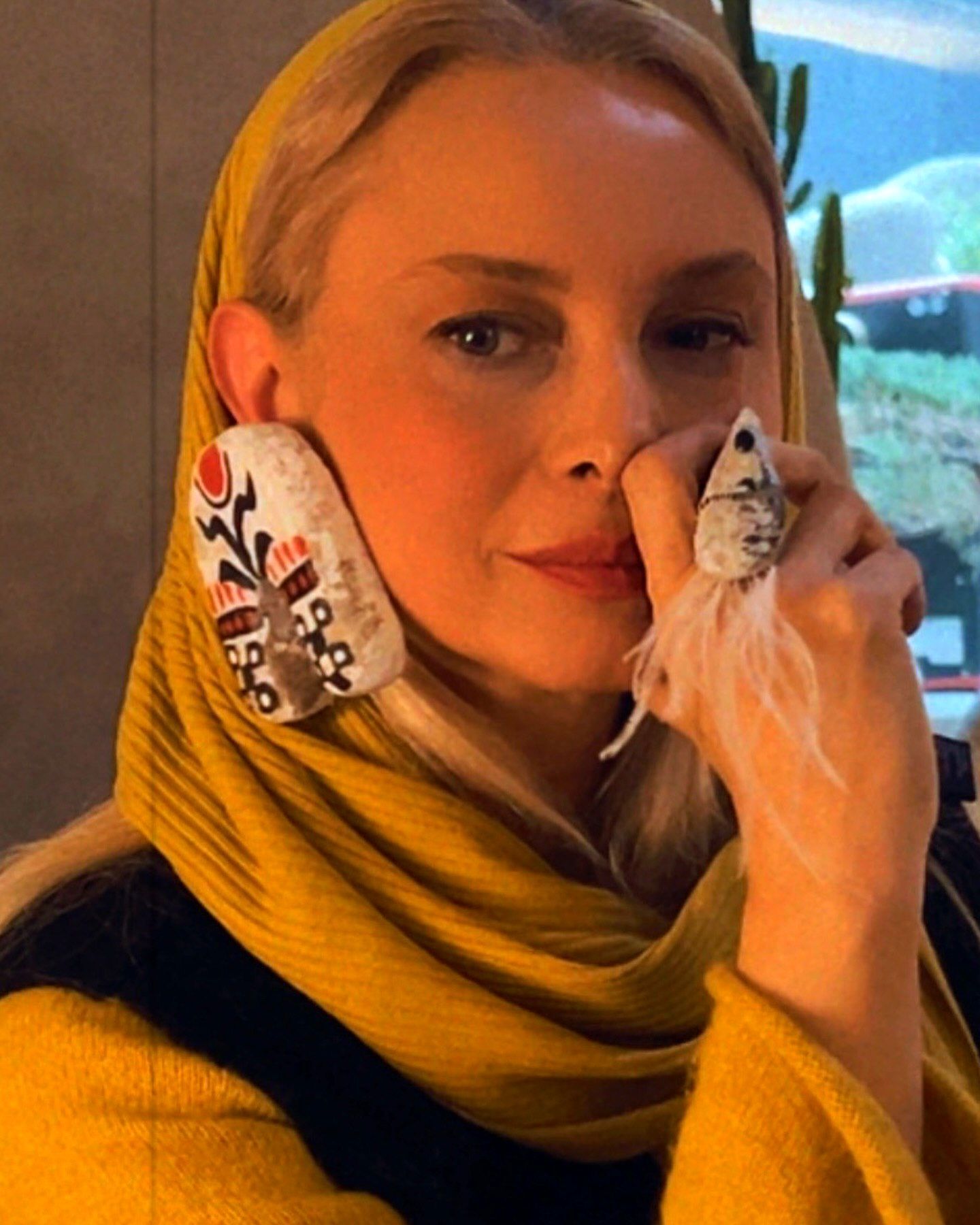 عکس/تیپ عمه خانم سریال فاصله‌ها جلب‌توجه کرد