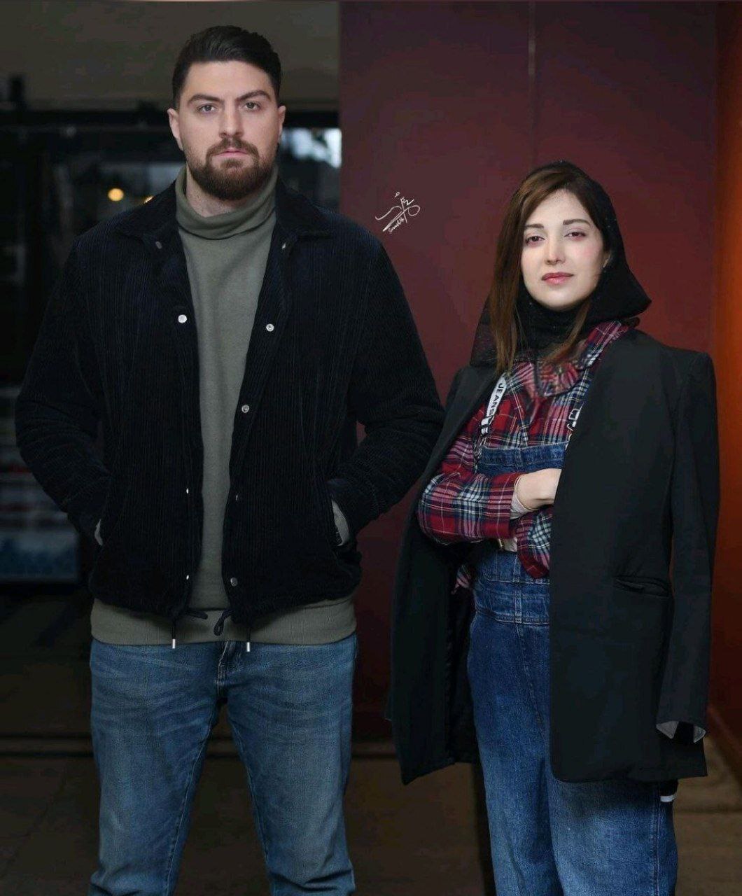 عکس/ دیدار دو نفره روشنک گرامی با امیرحسین فتحی در اکران فیلم شبگرد