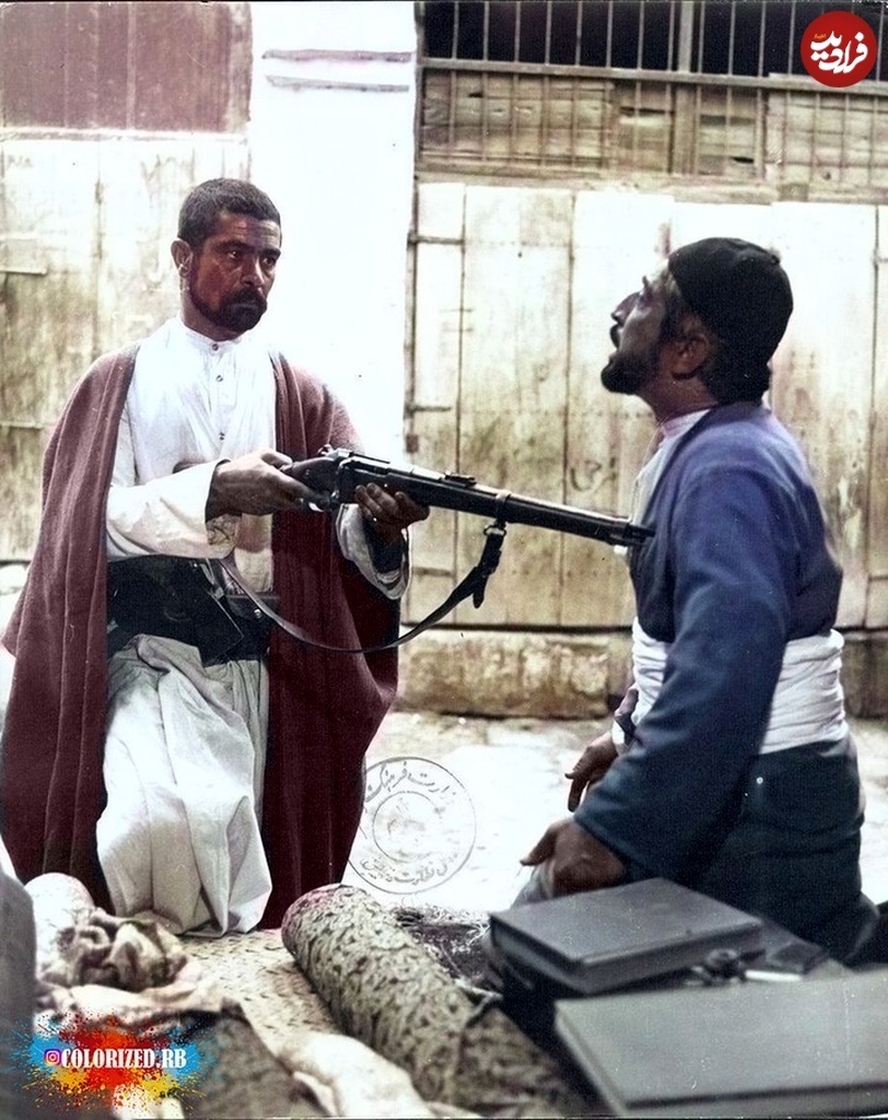 عکس/ بهروز وثوقی و روح الله مفیدی در فیلم تنگسیر