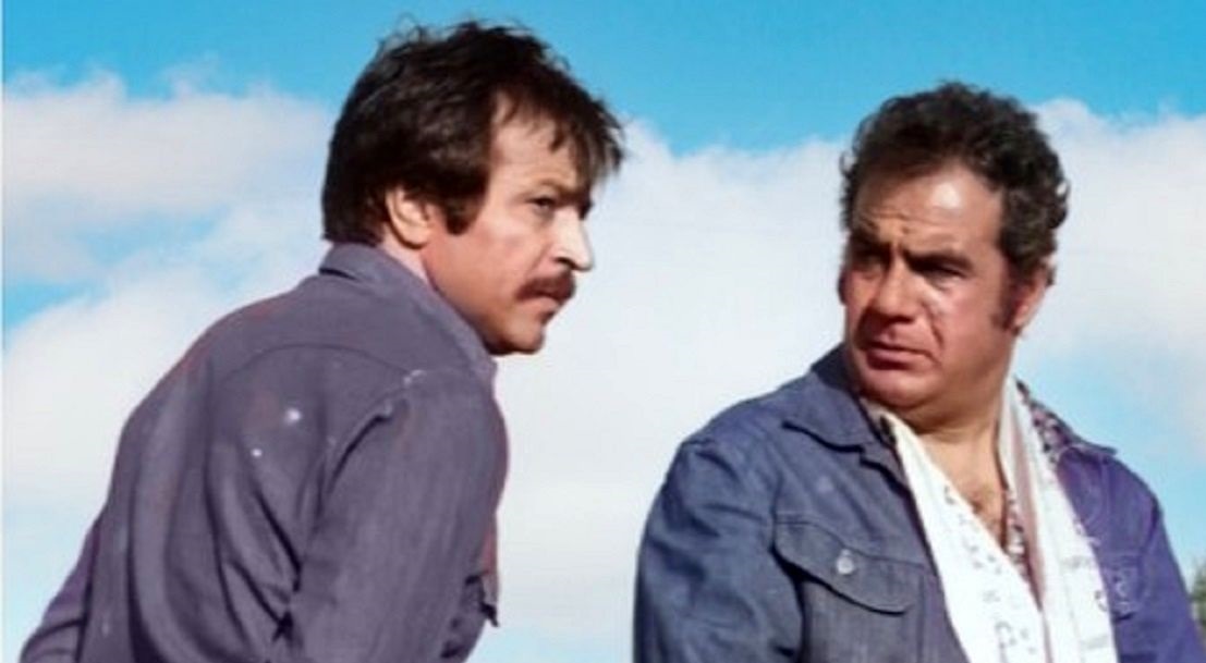 عکس/ سال 1350؛ ناصر ملک مطیعی و ایرج قادری در فیلم نقره داغ