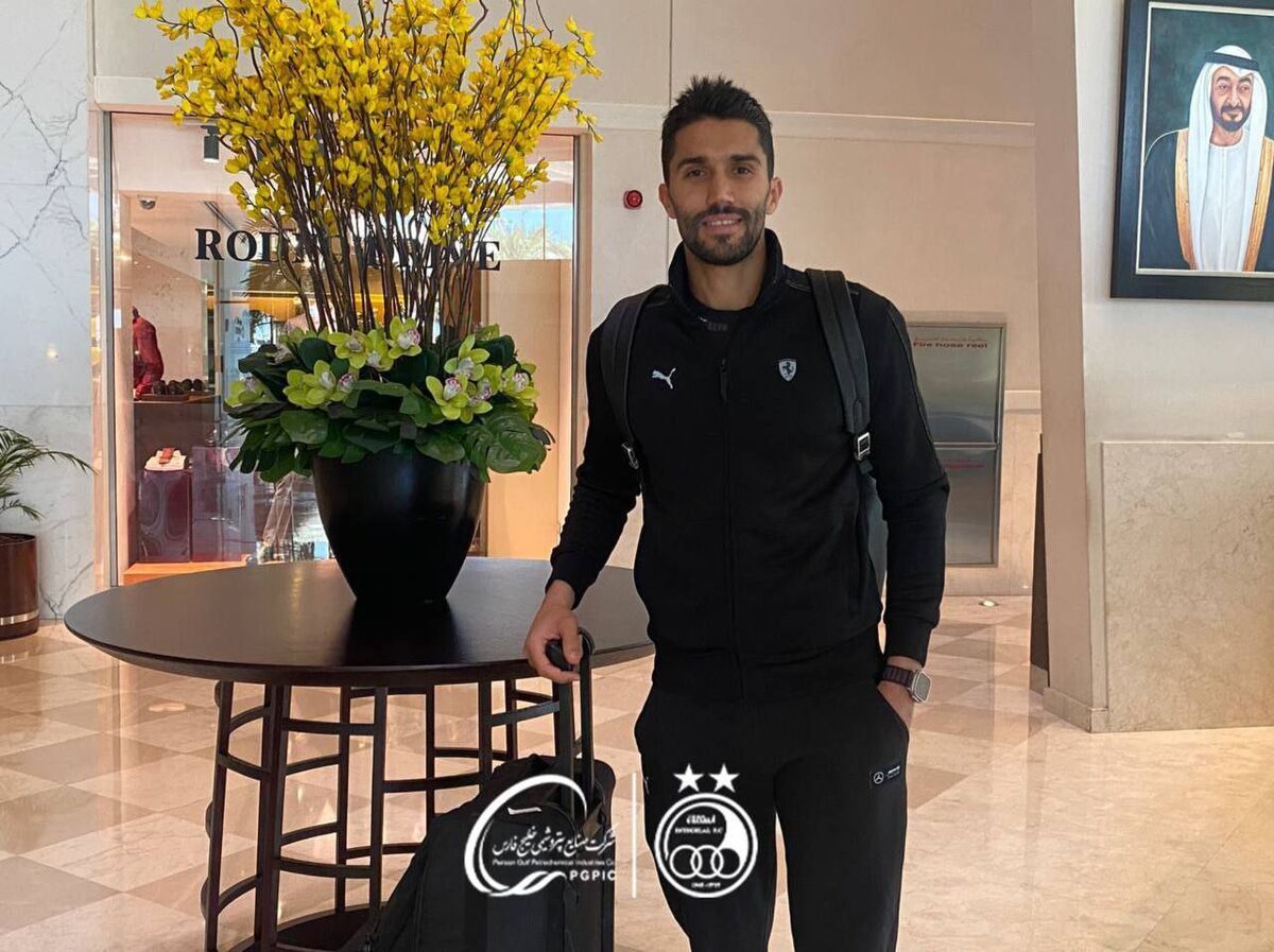 عکس/ کاپیتان استقلال به دبی رسید