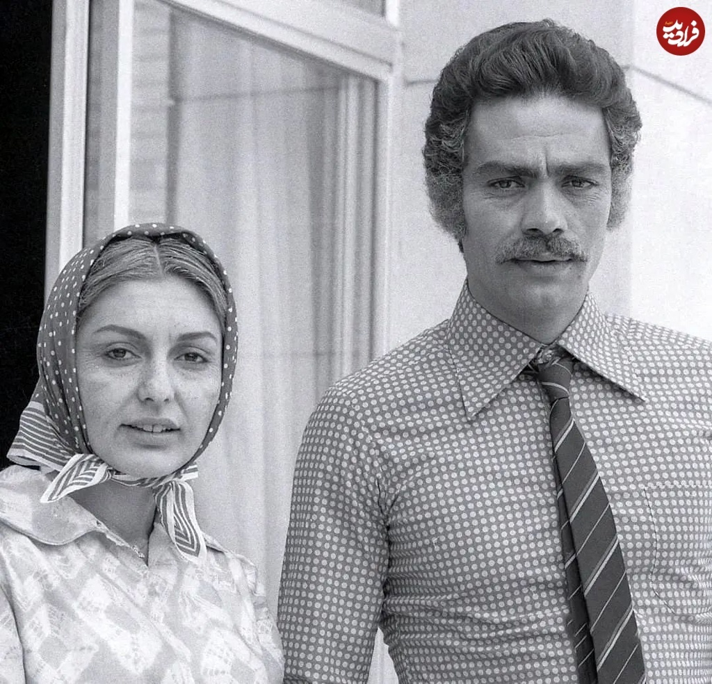 عکس/ ۴۹ سال قبل؛ «چنگیز وثوقی و گوگوش» در پشت صحنه فیلم نازنین