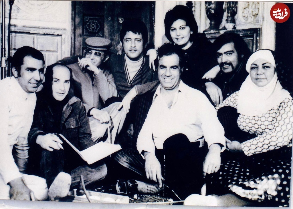 عکس/ حمیده خیرآبادی و ناصر ملک‌مطیعی در پشت صحنۀ فیلم «کاکو»