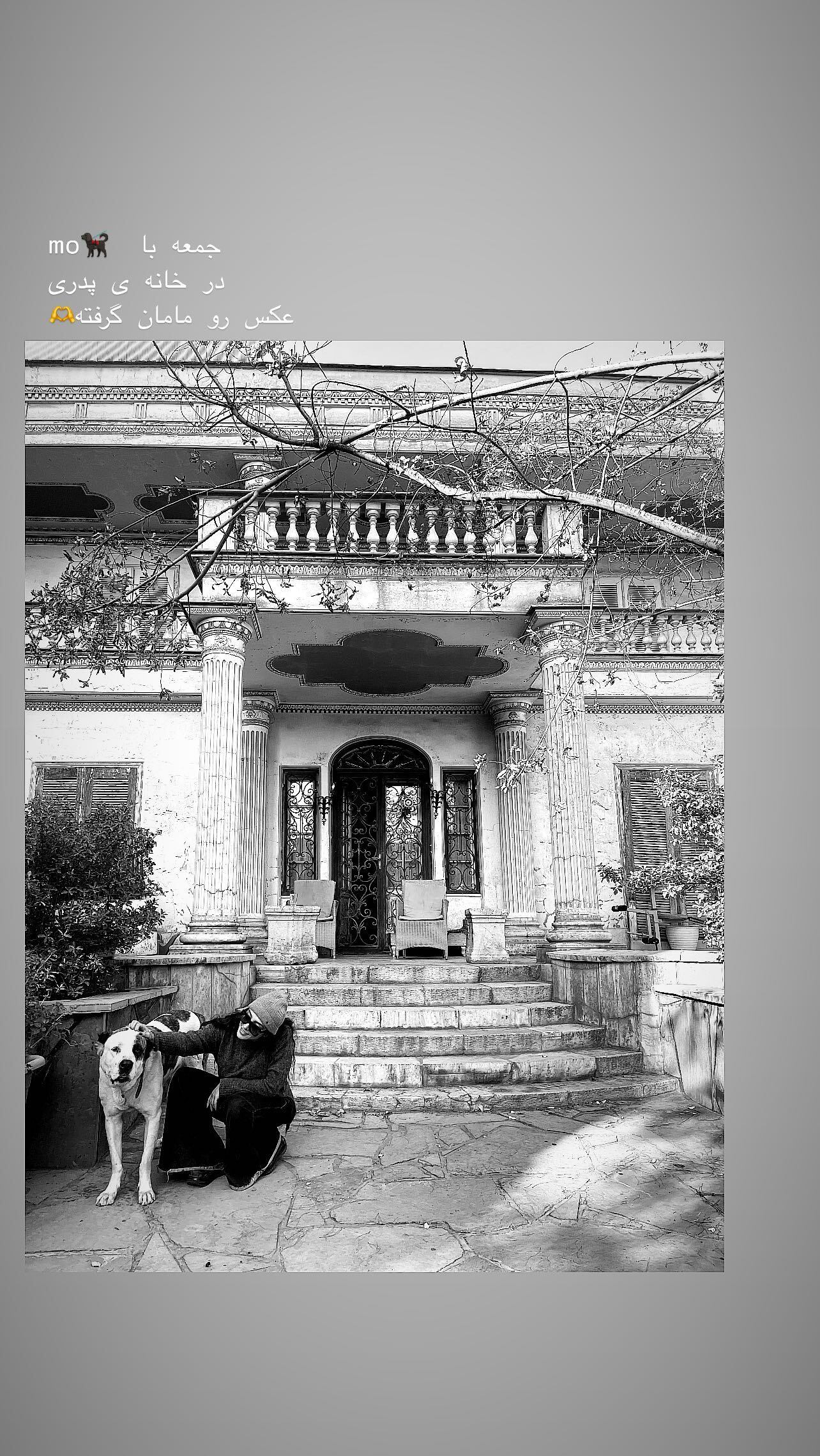 عکس/ تفریح روز جمعه آناهیتا درگاهی در خانه اعیانی پدرش