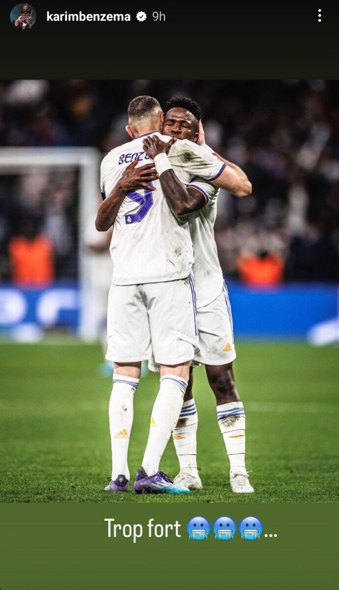 عکس/ بنزما هم پشت وینیسیوس در آمد عکس/ بنزما هم پشت وینیسیوس در آمد