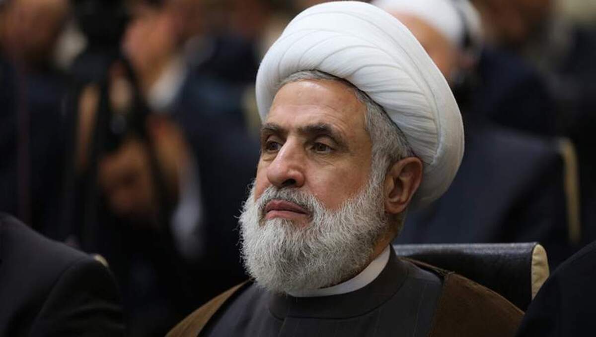 عکس/دبیر کل جدید حزب‌الله در حرم امام رضا «ع»