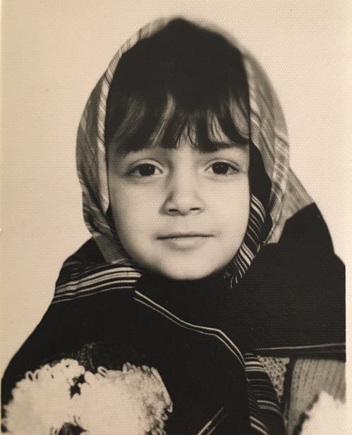 تصویری جالب از کودکی ترانه علیدوستی