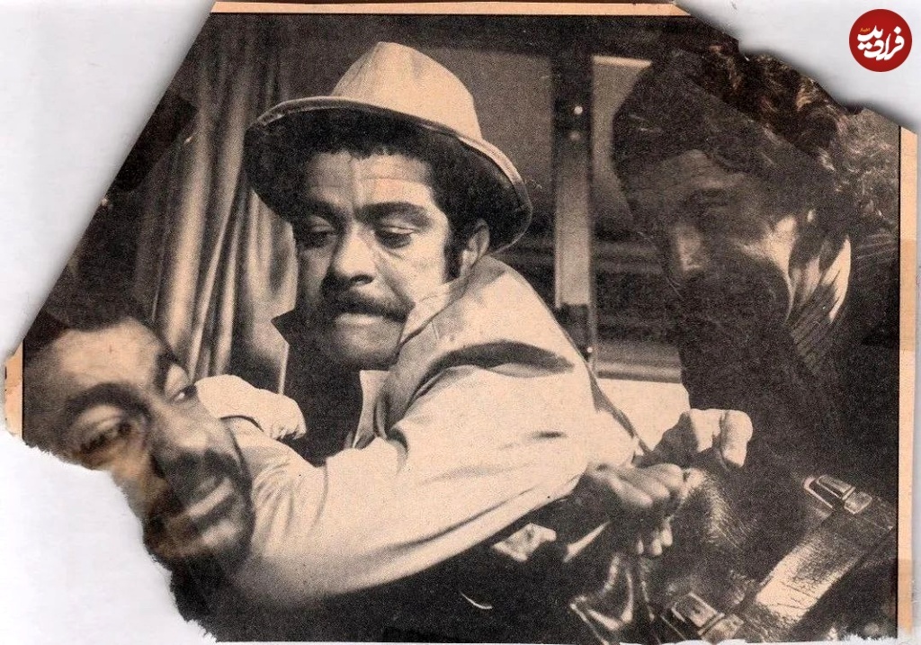 عکس/ بهروز وثوقی و داوود رشیدی در فیلم فرار از تله؛ سال ۵۰