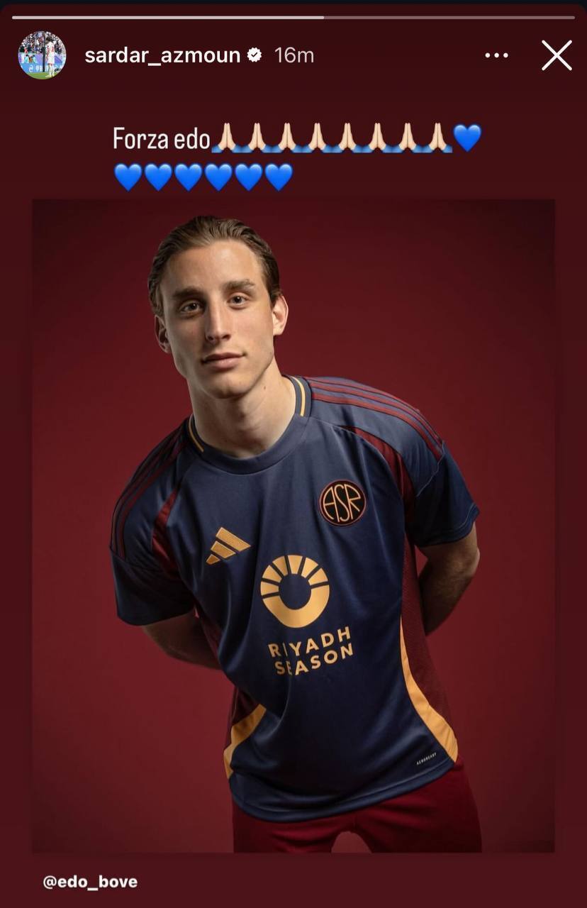 عکس/ واکنش زیبای سردار آزمون در پی حادثه تلخ برای بازیکن فیورنتینا عکس/ واکنش زیبای سردار آزمون در پی حادثه تلخ برای بازیکن فیورنتینا