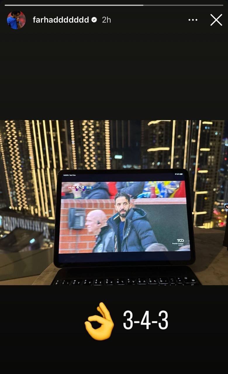 عکس/ مهر تایید فرهاد مجیدی به سرمربی جدید منچستریونایتد!