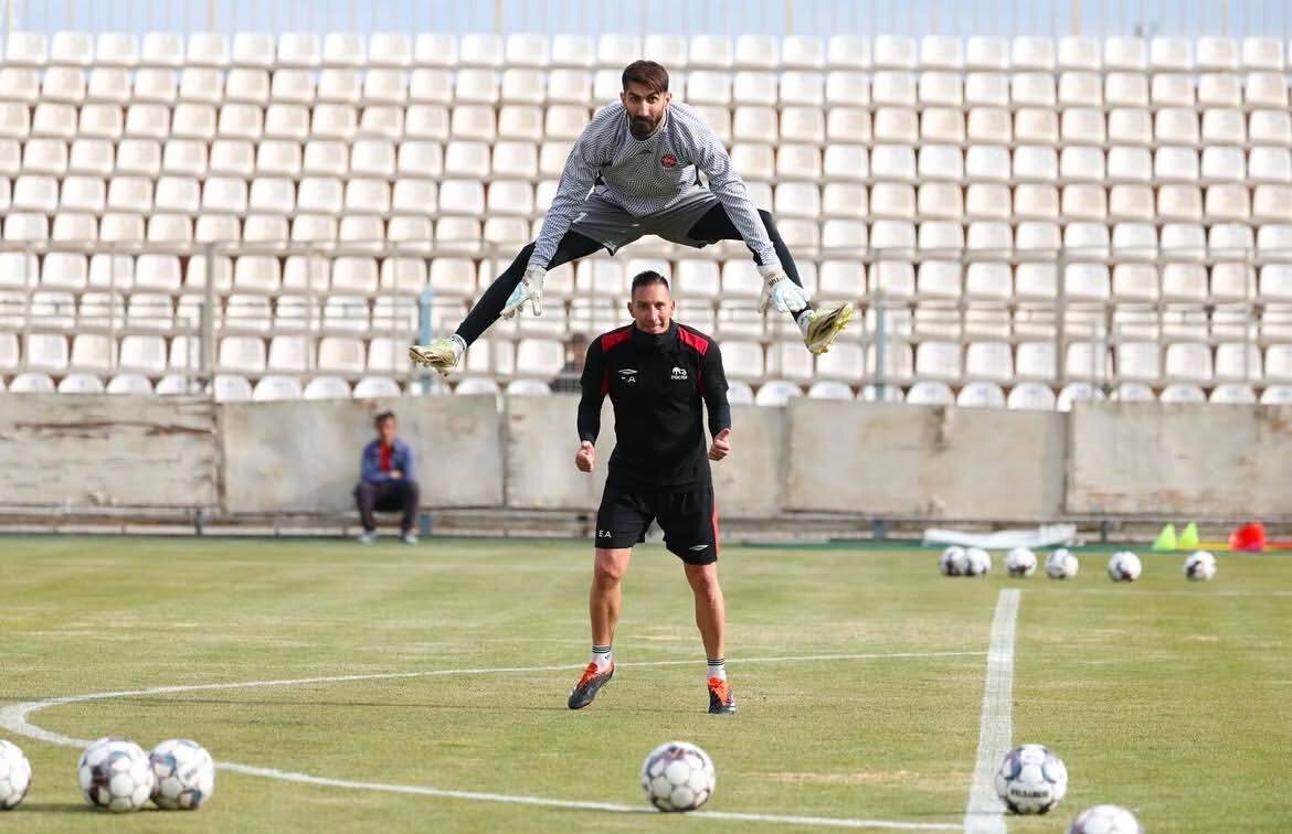 عکس/ خط و نشان علیرضا بیرانوند برای منتقدان