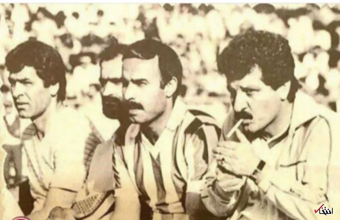 عکس/ ۱۳۶۷؛ نیمکت استقلال با حضور پرویز مظلومی و منصور پورحیدری